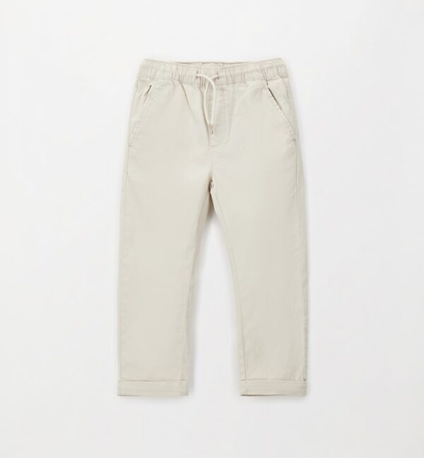 Pantalone tessuto navetta lungo