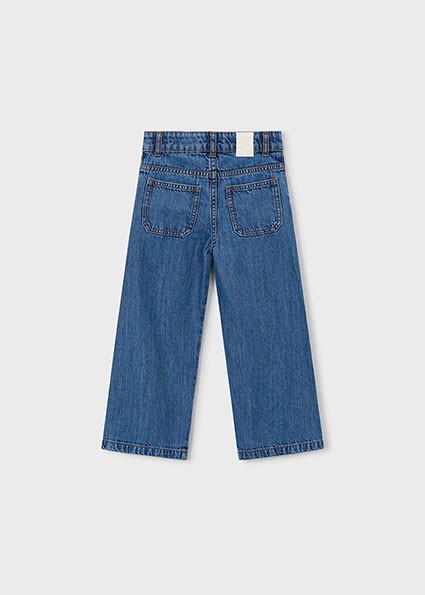 Pantalone lungo denim fluido