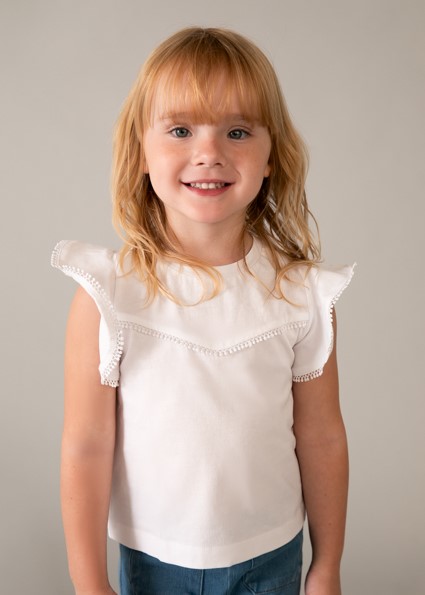 Maglietta m/c ricami