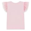 Ss t-shirt w/mesh frill