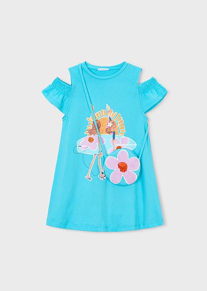 Vestito cut out borsa