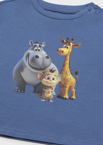 Maglietta  m/c animal