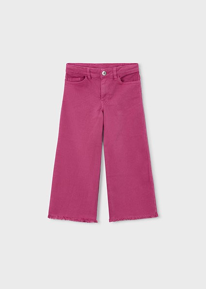 Pantalone twill wide leg