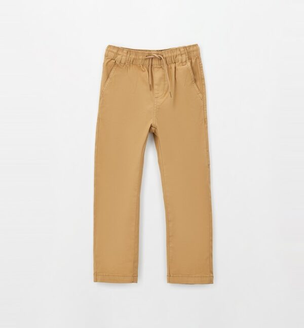 Pantalone tessuto navetta lungo