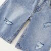 Pantalone denim corto