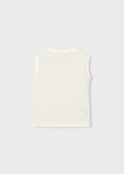 Canottiera con bretelle