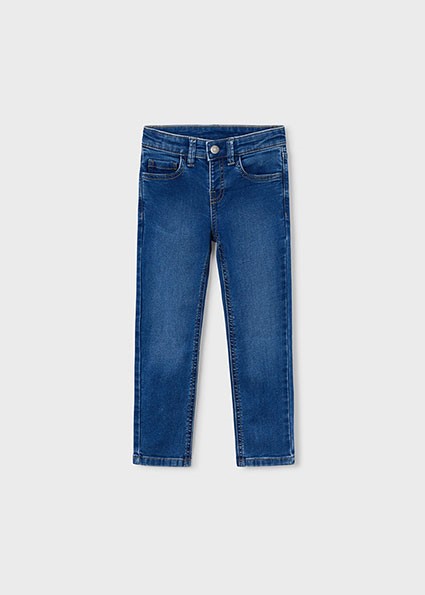 Pantalone soft denim 5 tasche