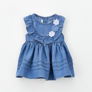 Abito tessuto navetta senza manica