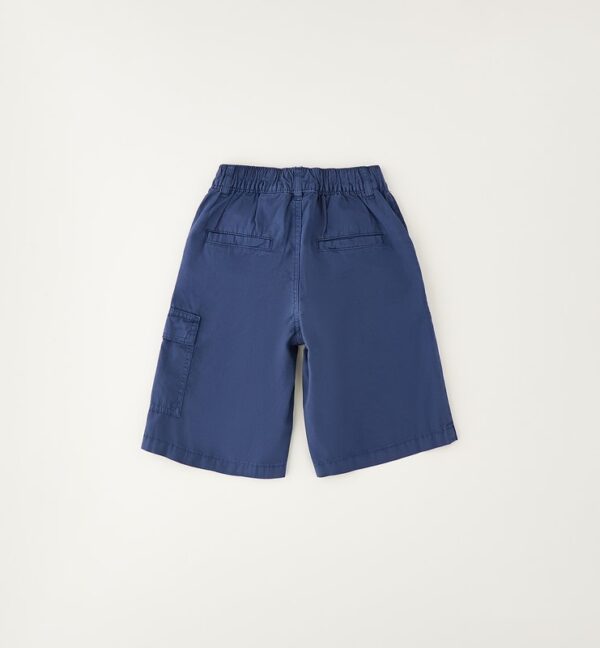 Pantalone tessuto navetta corto