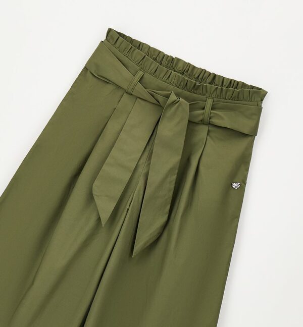Pantalone tessuto navetta lungo