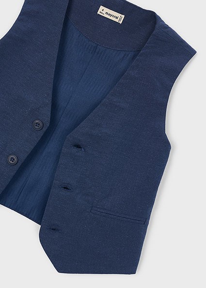 Gilet lino suiting