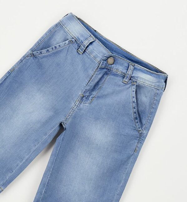 Pantalone denim corto