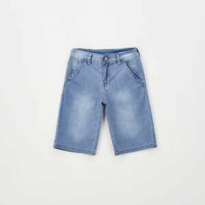 Pantalone denim corto