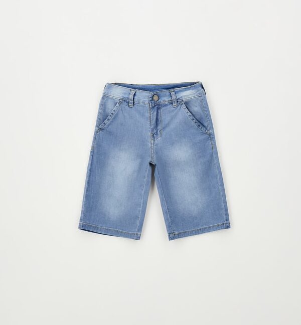 Pantalone denim corto