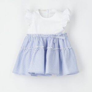 Abito tessuto navetta con manica