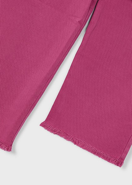 Pantalone twill wide leg