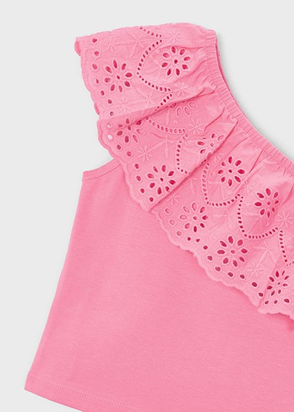 Maglietta canottiera perforat