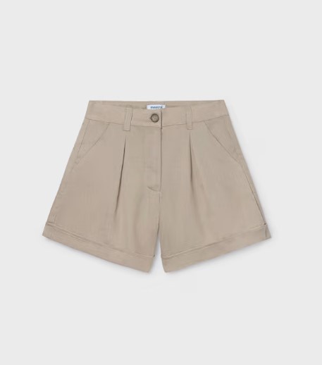 Pantalone corto stile lino