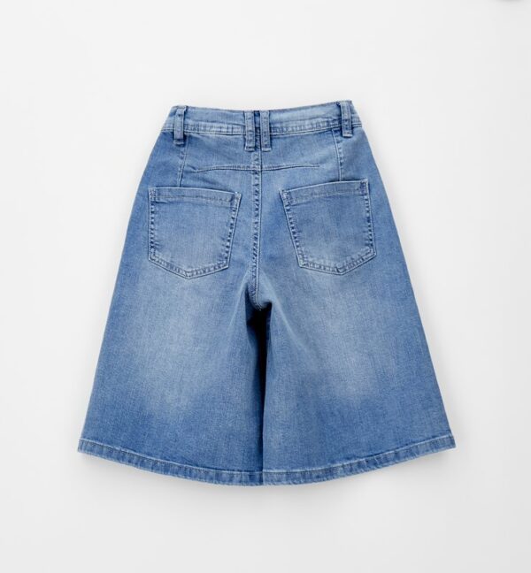 Pantalone denim corto