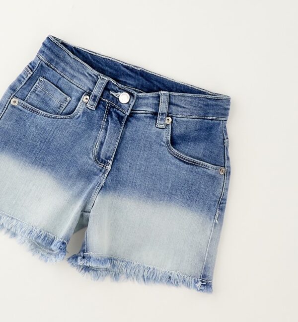 Pantalone denim corto