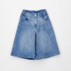 Pantalone denim corto