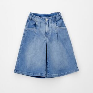 Pantalone denim corto