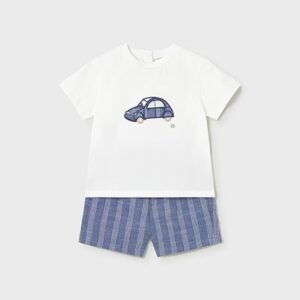 Compl. bermuda lino applicazi