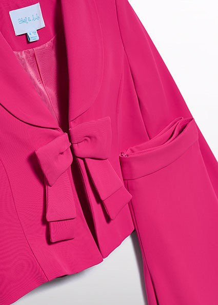 Completo pantalone crepe dettaglio fiocc