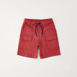 Pantalone tessuto navetta corto