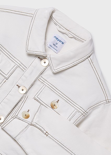 Cappottino tela con cappuccio