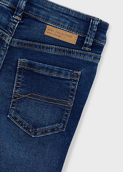 Pantalone soft denim 5 tasche