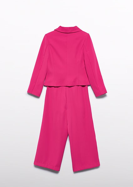 Completo pantalone crepe dettaglio fiocc