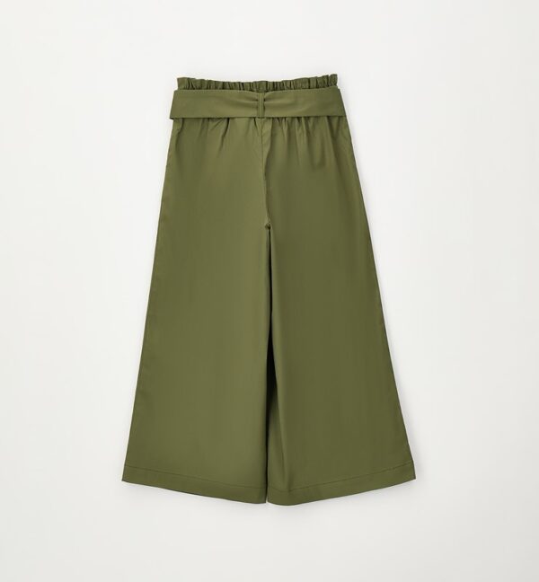 Pantalone tessuto navetta lungo