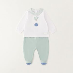 Tutina due pezzi con piede