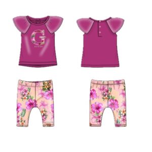 Set ss t-shirt+capri leggings