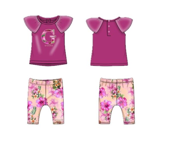 Set ss t-shirt+capri leggings