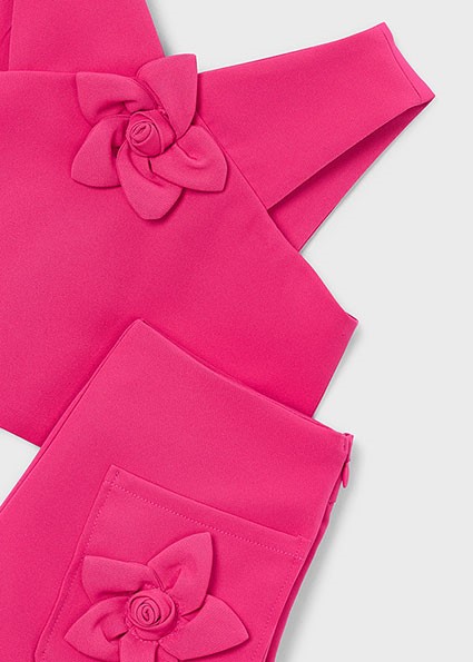 Compl. bermuda crepe fiori