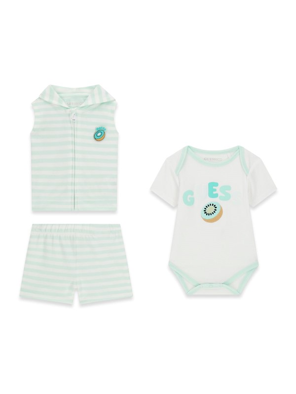 Set ss t-shirt+jersey skirt