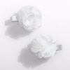 Set fermagli fiori chiffon