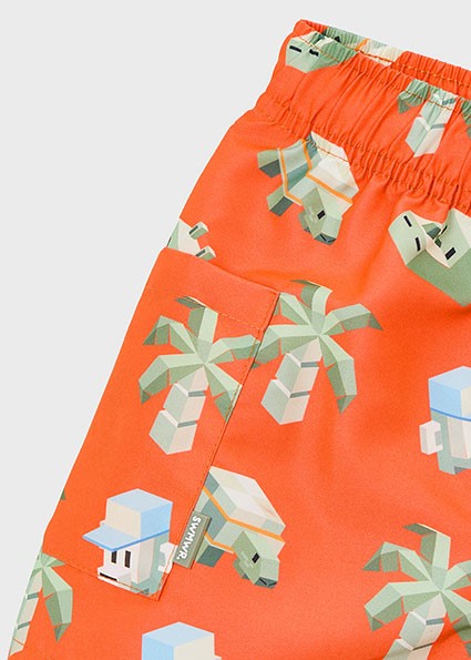 Costume bermuda stampato