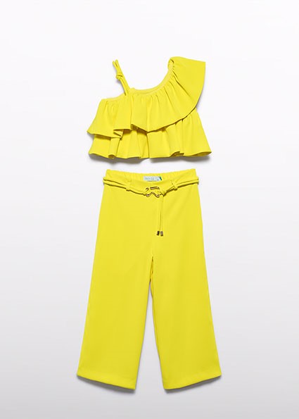 Compl.pantalone lungo crepe