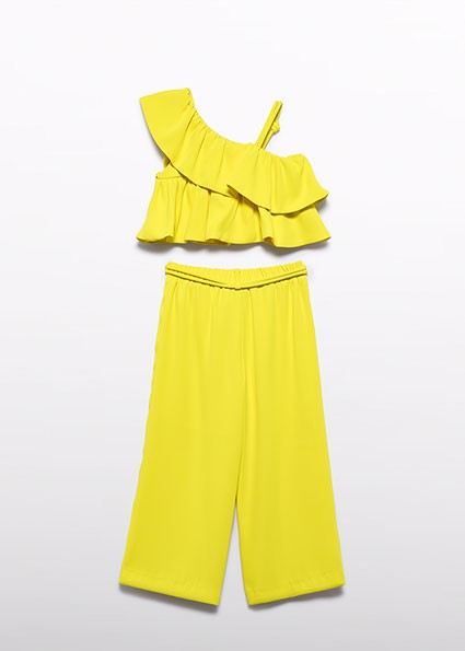 Compl.pantalone lungo crepe