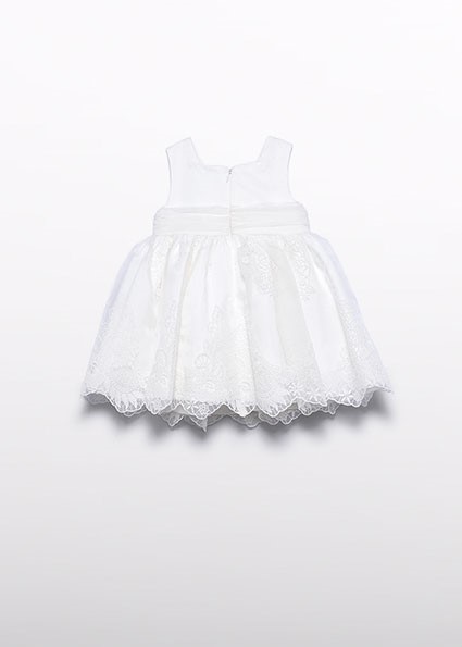 Vestito organza ricamato
