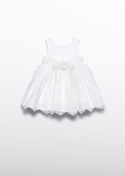 Vestito organza ricamato