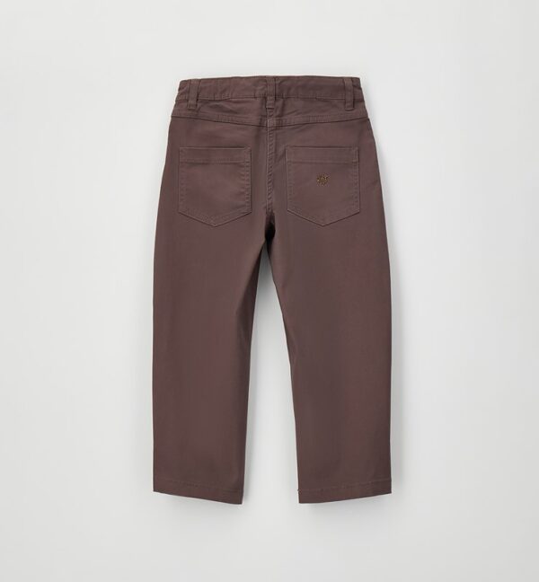 Pantalone tessuto navetta lungo
