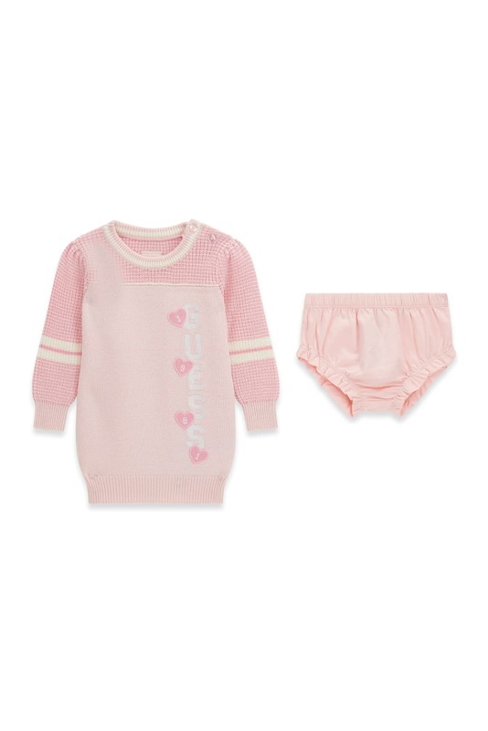 Ls sweater logo dress