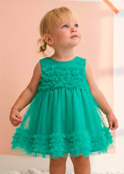 Vestito tulle volan