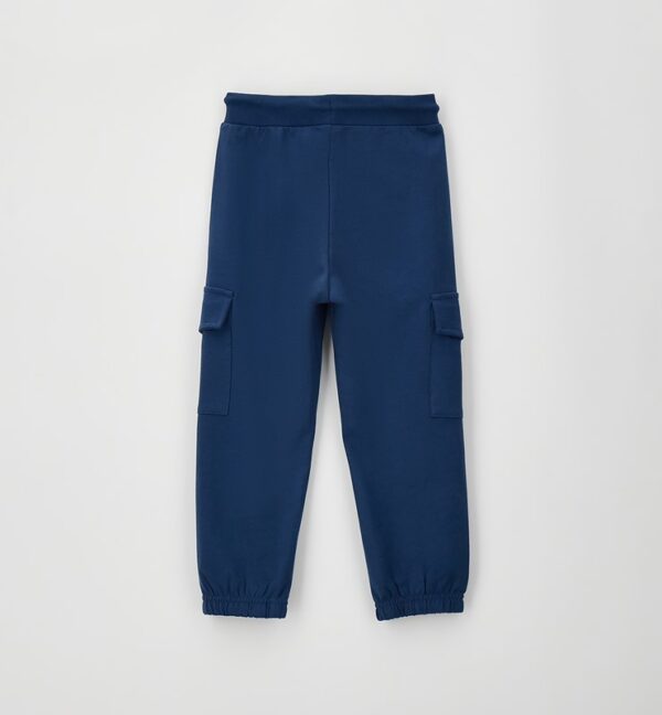 Pantalone maglia tagliata lungo