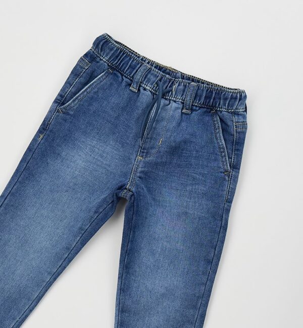 Pantalone denim lungo
