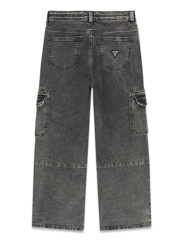 Oversize stretch black denim c